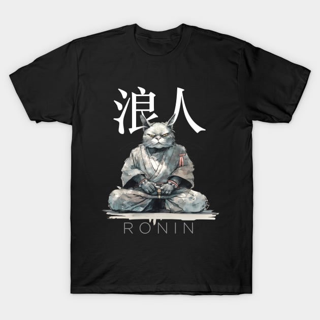 Ronin Cat T-Shirt by Puff Sumo